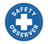 Safety Observer Blue - Hard Hat Sticker Safety Observer Blue - Hard Hat Sticker