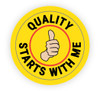 Quality Starts With Me - Hard Hat Sticker
