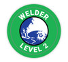 Welder Level 2 - Hard Hat Sticker