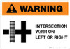 Warning: Read the Switch Points - Left-Hand Switch ANSI Landscape - Wall Sign