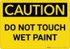 Caution: Do Not Touch Wet Paint Landscape Caution: Do Not Touch Wet Paint Landscape