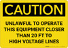 Caution: Utility Line - Before Digging Call Collect or Notify Landscape