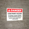 Danger: Lead Paint Hazard - Contact Safety Department for Guidance Landscape Danger: Lead Paint Hazard - Contact Safety Department for Guidance Landscape