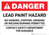 Danger: Lead Paint Hazard - Contact Safety Department for Guidance Landscape Danger: Lead Paint Hazard - Contact Safety Department for Guidance Landscape