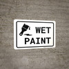 Wet Paint with Icon Landscape