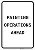 Painting Operations Ahead Portrait