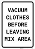Vacuum Clothes Before Leaving Mix Area Portrait