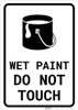Wet Paint - Do Not Touch with Icon Portrait