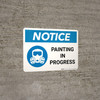 Notice: Painting In Progress with Icon Landscape Notice: Painting In Progress with Icon Landscape