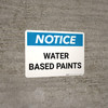 Notice: Water Based Paints Landscape