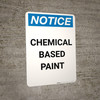 Notice: Chemical Based Paint Portrait