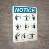 Notice: Overhead Crane Hand Signals Portrait