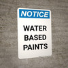 Notice: Water Based Paints Portrait