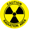Caution Radiation Area - Floor Sign Caution Radiation Area - Floor Sign