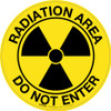 Radiation Area - Do Not Enter - Floor Sign