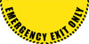 Emergency Exit Only - Yellow Full Swing Door Sign Emergency Exit Only - Yellow Full Swing Door Sign