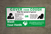 Cover Your Cough/Wash Your Hands Banner
