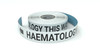 Haematology This Way With Left Arrow - Inline Printed Floor Marking Tape