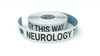 Neurology This Way With Left Arrow - Inline Printed Floor Marking Tape Neurology This Way With Left Arrow - Inline Printed Floor Marking Tape