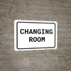 Changing Room Landscape - Wall Sign Changing Room Landscape - Wall Sign