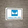 Consulting Room with Icon Landscape - Wall Sign