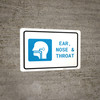 Ears, Nose, and Throat (ENT) with Icon Landscape - Wall Sign