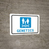Genetics with Icon Landscape - Wall Sign