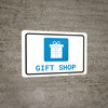 Gift Shop with Icon Landscape - Wall Sign Gift Shop with Icon Landscape - Wall Sign