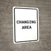 Changing Area Portrait - Wall Sign Changing Area Portrait - Wall Sign