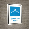 Changing Area with Icon Portrait - Wall Sign Changing Area with Icon Portrait - Wall Sign