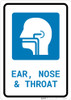 Ears, Nose, and Throat (ENT) with Icon Portrait - Wall Sign