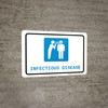 Infectious Disease with Icon Landscape - Wall Sign