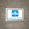 Interpretive Services with Icon Landscape - Wall Sign