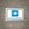 Ophthalmology with Icon Landscape - Wall Sign Ophthalmology with Icon Landscape - Wall Sign