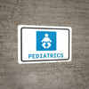 Pediatrics with Icon Landscape - Wall Sign Pediatrics with Icon Landscape - Wall Sign