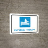 Physical Therapy with Icon Landscape - Wall Sign Physical Therapy with Icon Landscape - Wall Sign