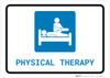 Physical Therapy with Icon Landscape - Wall Sign Physical Therapy with Icon Landscape - Wall Sign