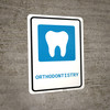 Orthodontistry with Icon Portrait - Wall Sign