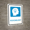 Psychology with Icon Portrait - Wall Sign