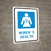 Women's Health with Icon Portrait - Wall Sign