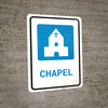 Chapel with Icon Portrait - Wall Sign Chapel with Icon Portrait - Wall Sign
