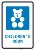 Children's Room with Icon Portrait - Wall Sign Children's Room with Icon Portrait - Wall Sign