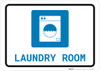 Laundry Room with Icon Landscape - Wall Sign