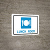 Lunch Room with Icon Landscape - Wall Sign Lunch Room with Icon Landscape - Wall Sign