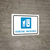 Vending Machines with Icon Landscape - Wall Sign Vending Machines with Icon Landscape - Wall Sign