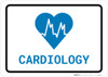 Cardiology with Icon Landscape v2 - Wall Sign Cardiology with Icon Landscape v2 - Wall Sign
