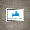 Chiropractic Care with Icon Landscape v2 - Wall Sign