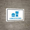 Concessions with Icon Landscape v2 - Wall Sign