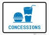 Concessions with Icon Landscape v2 - Wall Sign