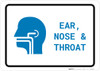 Ears, Nose, and Throat (ENT) with Icon Landscape v2 - Wall Sign
